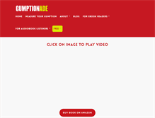 Tablet Screenshot of gumptionade.com